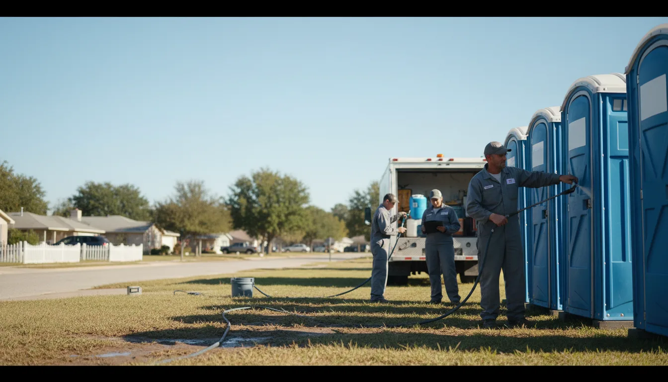 Long-Term Portable Toilet Rental in Hampden Sydney, VA near me